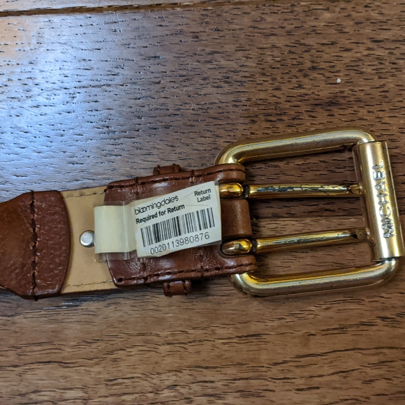 MICHAEL Michael Kors belt from Bloomingdale brown wide belt Women  size large main image 6
